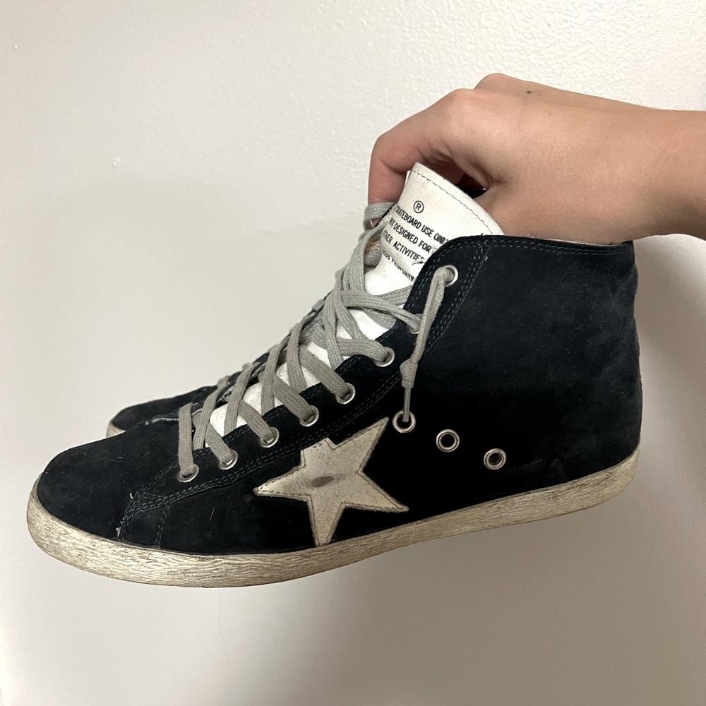 Golden Goose Beautiful Navy Sneakers